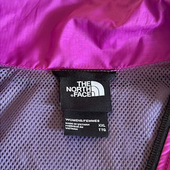 The North Face TNF X Relaxed Fit Colorblock Jacket Purple/Gray XXL NWT - Picture 6 of 12